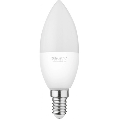 Trust Smart WiFi LED RGB&white ambience Candle E14 barevná
