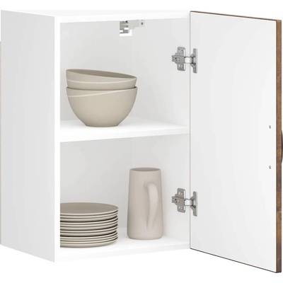 vidaXL Кухненски стенен шкаф Lucca, опушен дъб, инженерно дърво (853792)