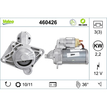 VALEO Štartér 460426