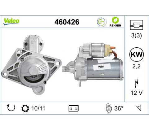 VALEO Štartér 460426