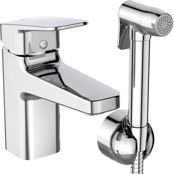 Ideal Standard Стоящ смесител за умивалник H75 Ceraplan, BD231AA, с хигиеничен душ (BD231AA)