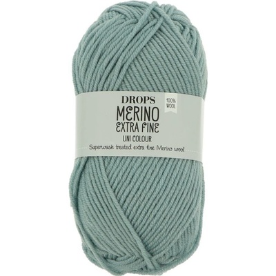 Drops Merino Extra Fine Uni Colour 15 modro zelená