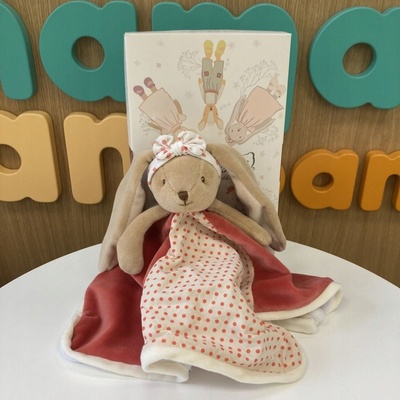 Bukowski Muchláček mazlík Baby Bunny Rug červený zajíček – Sleviste.cz