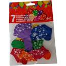 VsM ČR Balónky všech barev s motivem kytek B7