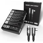 Vortex Virtual Reality VortexVR 3m USB-C кабел за Meta Link | за Meta Quest 3 / 3S / 2 / 1 (VVR.K3M2.OQ.CABLE.USB.C.3.2)