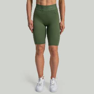 GymBeam STRIX Дамски шорти Lunar Biker Shorts Cedar Green XS