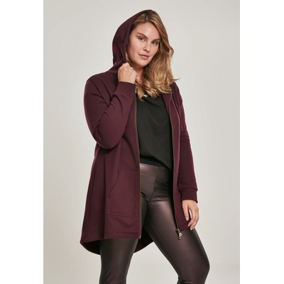 Urban Classics Дамско яке в тъмночервено Urban Classics Ladies Sweat ParkaUB-TB1075-02243 - Тъмночервен, размер XL