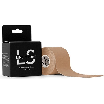 Line Sport Tape Kineziologický tejp béžová 5 cm x 5 m