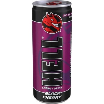 Hell Енергийна напитка Hell черна череша 250мл