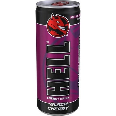 Hell Енергийна напитка Hell черна череша 250мл