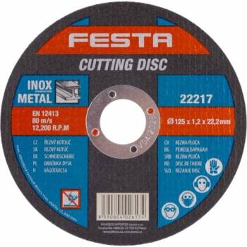Festa Levior Kotouč řezný 125 x 1,2 x 22,2 mm 22217