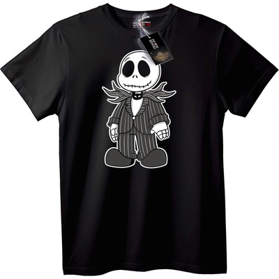 NOONEBRAND Тениска Jack Skellington - M, White