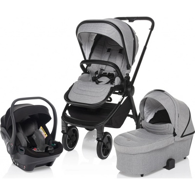 ZOPA Set Move Cross + korba XL + autosedačka 2024 Silver Grey/Black