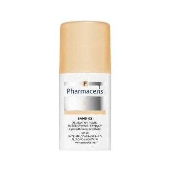 Pharmaceris F-Fluid Foundation intenzivně krycí make-up s dlouhotrvajícím efektem SPF20 2 Sand For All skin Types with Imperfections 30 ml
