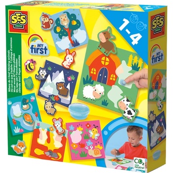SES Creative My First Sticking Animals (s14401)