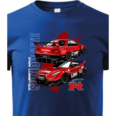 Dětské tričko Nissan GTR ModráCanvas Dětské tričko Bezvatriko.cz 1849