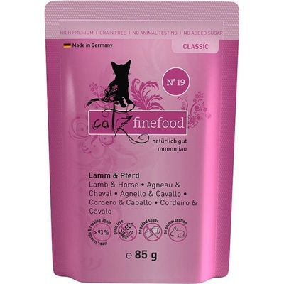 Catz Finefood No.19 jehněčí a koňské 85 g