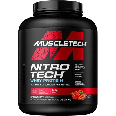 MuscleTech Nitro Tech Whey Protein [1800 грама] Ягода
