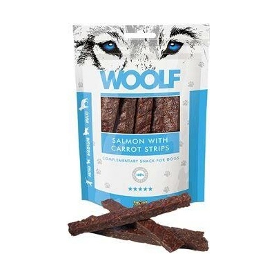 WOOLF Classic pôch. Losos s mrkvovými pásikmi 100 g