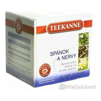 Teekanne Spánek a nervy bylinný čaj 10 sáčků