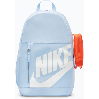 Nike Детска градска раница Nike Elemental Shoebox 20 l hydrogen blue/orange/white