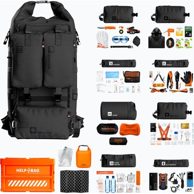 Help Bag Раница ewakuacyjny Help Bag Max Pro 5.0 35 l shadow black