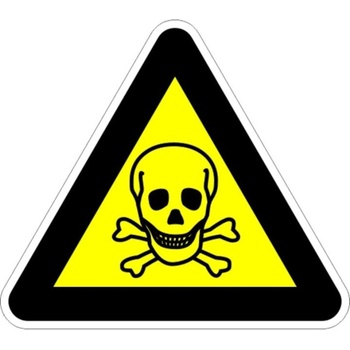 APLI самозалепващ стикер "Внимание! Отрова! (10702166)