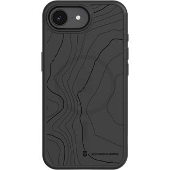 Tactical iPhone 17e / 16e TACTICAL MAGFORCE HYPERSTEALTH SIKA силиконов калъф за телефон, удароустойчив, с топографски мотив, ЧЕРЕН (57983126317)