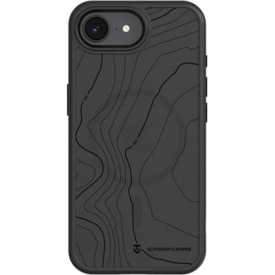 Tactical iPhone 17e / 16e TACTICAL MAGFORCE HYPERSTEALTH SIKA силиконов калъф за телефон, удароустойчив, с топографски мотив, ЧЕРЕН (57983126317)