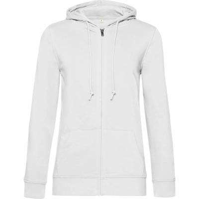 B&C Collection B&c inspire zipped hood women / Дамски суичър с качулка - бял xxl (01w36b00105)