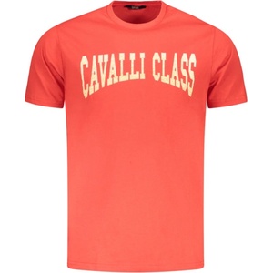 Cavalli class Къса тениска за мъже cavalli class, Размер l, Цвят Червено (txt61ajd060_ro02000)