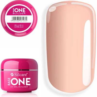 Silcare Base One Uv gél Shimmer blush cream 30 g