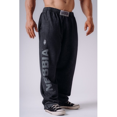 Nebbia NEBBIA x Olympia Pump Cover tepláky 954 černé - M