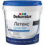 DEKORATOR ЛАТЕКС dekorator СУПЕР БЯЛ 1л (208p01)