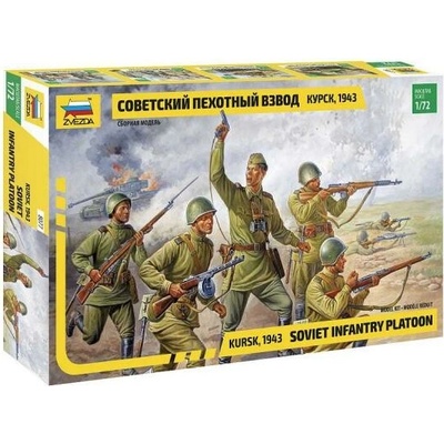 Zvezda Sovietska pechota WWII 1:72
