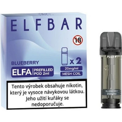 Elf Bar ELFA Pods cartridge 2Pack Blueberry 20 mg