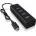 RaidSonic Icy Box USB Hub, 4 порта, USB 3.0, USB-C, Plug&Play, Алуминий, Черен