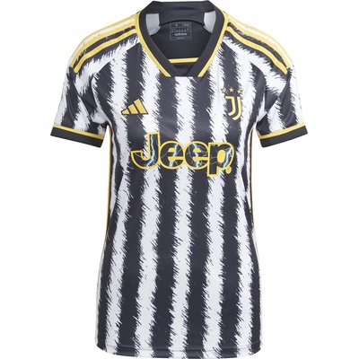 Дамска футболна фланелка Adidas Juventus Home Shirt 2023 2024 Womens - Black/White