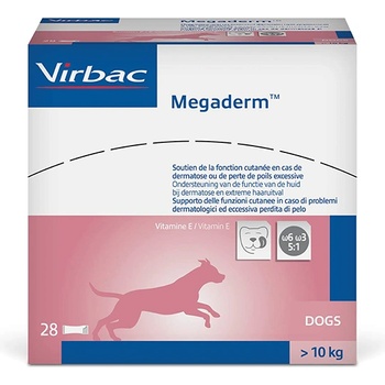 Virbac 28 x 8 ml Кучета >10 kg Virbac Megaderm допълваща храна за кучета