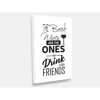 Nalepte.cz Obraz na plátně Drink with friends 60 x 40 cm