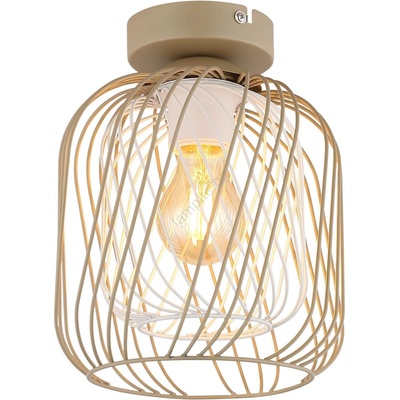 GLOBO 15965D - Плафон DICHTI 1xE27/40W/230V диаметър 18 см (GL8760)