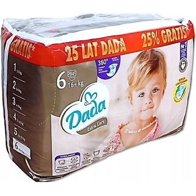 Dada Extra Care 6 extra large 16+ kg 94 ks