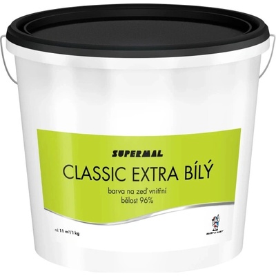 Skupina Barvy A Laky Supermal Classic extra 25 kg bílá