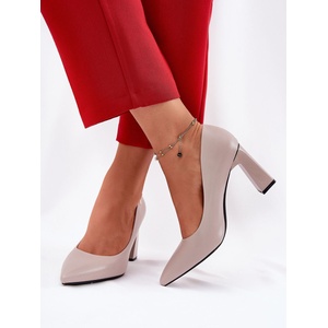 Step in style Дамски обувки на висок дебел ток модел 211987 Step in style