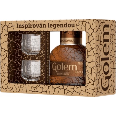 Golem Ořechovka 30% 0,5 l (dárkové balení 2 sklenice)