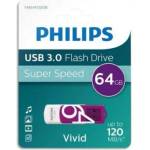 Philips Vivid Edition 64gb USB 3.0 FM64FD00B/10 Флаш памет