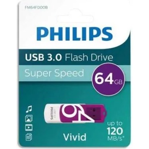 Philips Vivid Edition 64gb USB 3.0 FM64FD00B/10 Флаш памет