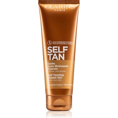 Clarins Self Tan Instant Gel бронзиращ гел за тяло и лице 125ml