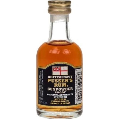 Pusser's Gunpowder 54,5% 0,05 l (čistá fľaša)