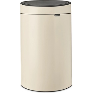 Brabantia Кош за боклук Brabantia Touch Bin New 1005543, 40 л, Плавно и безшумно отваряне, Голям отвор, Бежов (1005543)